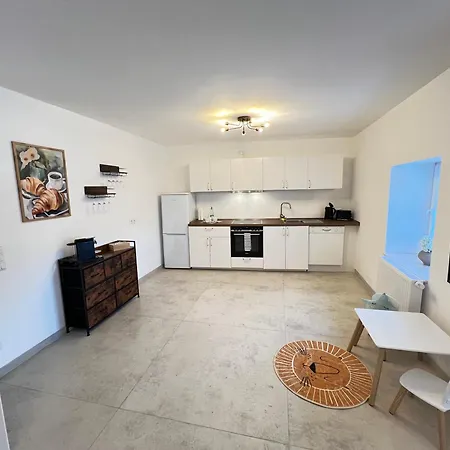 Apartmán W&d Living-kunstvoll-gespannparkplatz & Terrasse